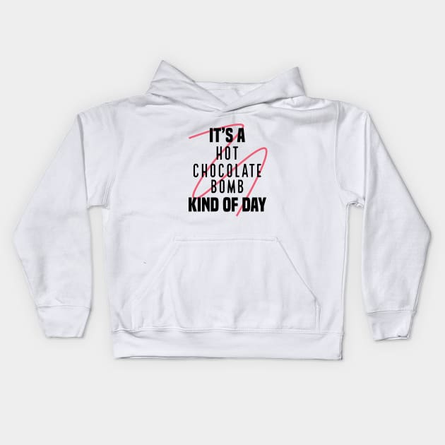 Hot Chocolate Bomb Kids Hoodie by BethTheKilljoy